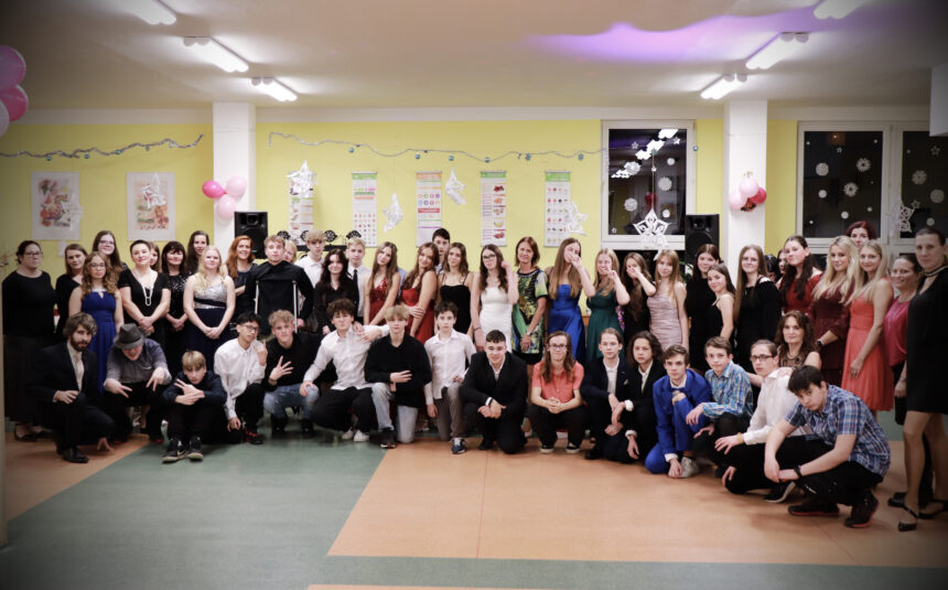 Vánoční ples žáků 9. ročníku