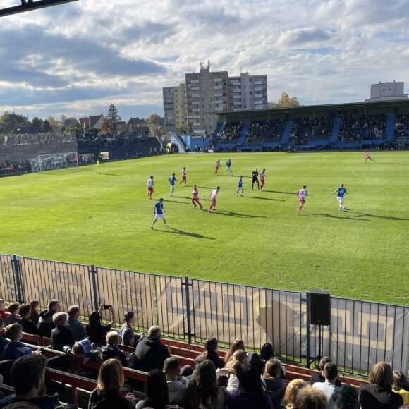 Žáci z Generálky fandili na fotbalovém utkání Ligy mistrů v Havířově