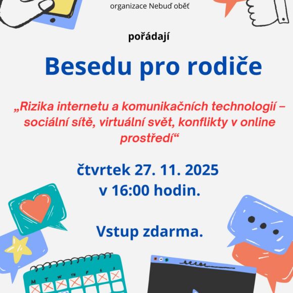 BESEDA PRO RODIČE – Rizika internetu a komunikačních technologií