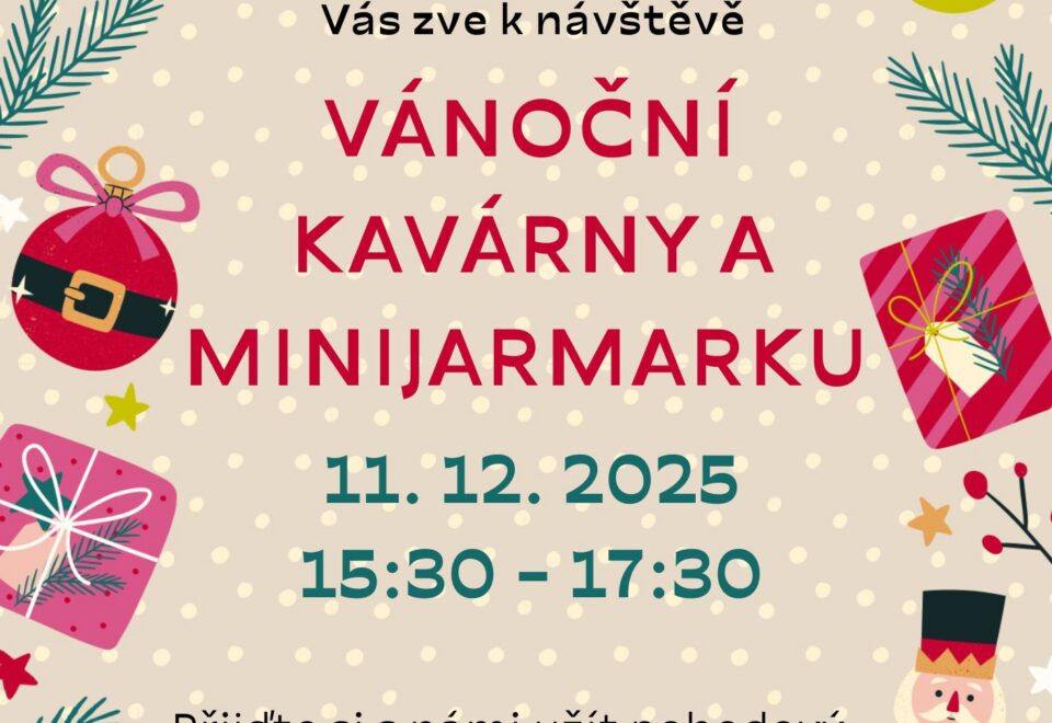 Vánoční kavárna a minijarmark