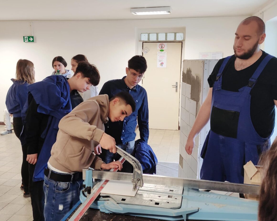 Žáci 8. ročníku na SŠTO Lidická