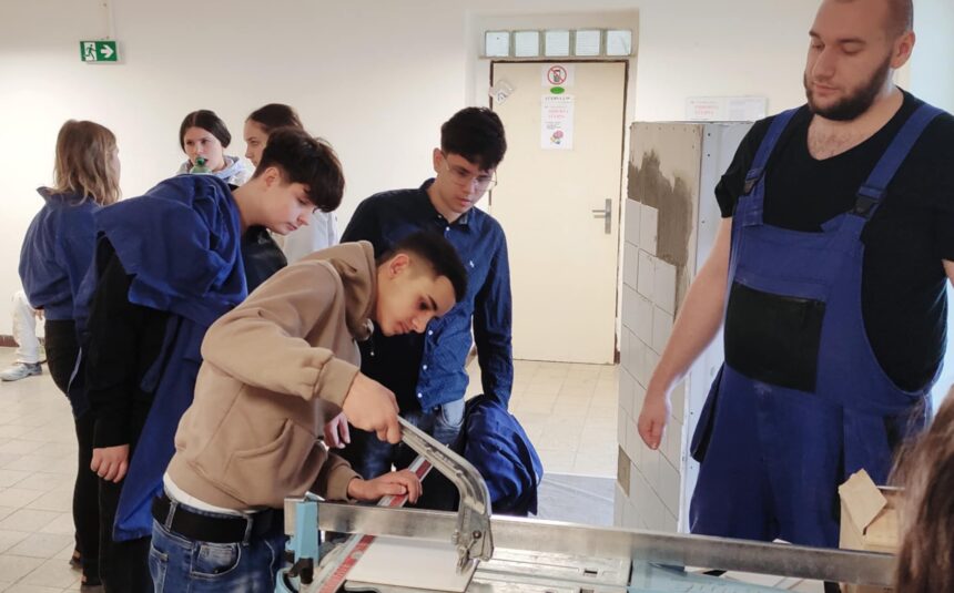 Žáci 8. ročníku na SŠTO Lidická