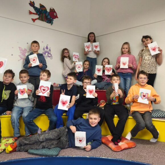 Valentýn v knihovně