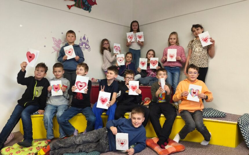 Valentýn v knihovně