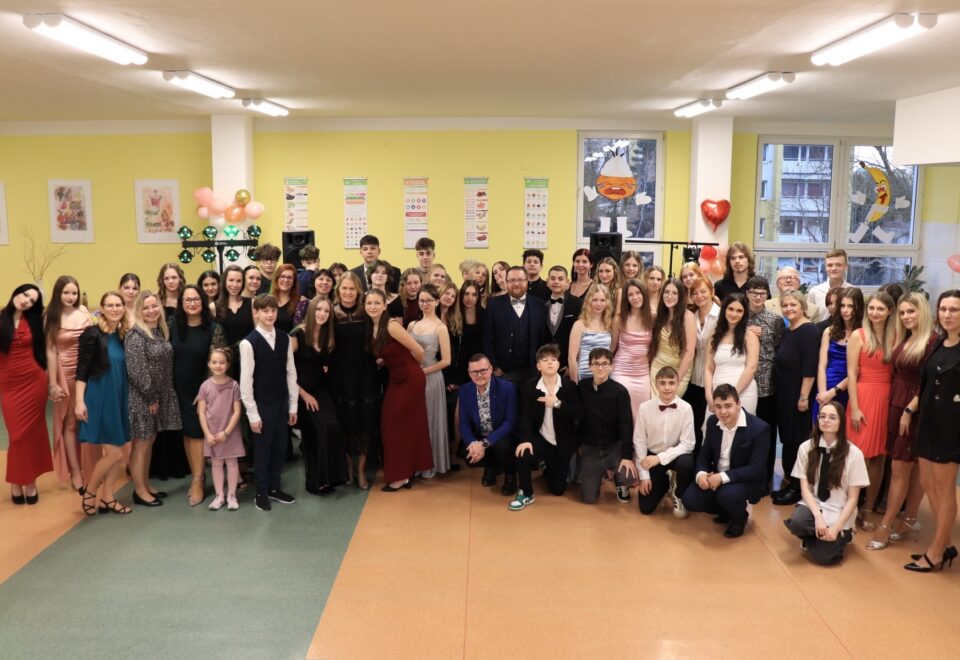 Valentýnský ples žáků 9. ročníku