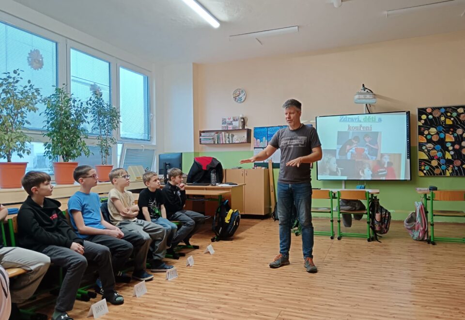 Preventivní beseda pro 5. ročník – „Děti, zdraví a kouření“