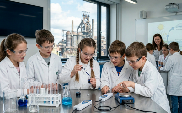 Malí vědci v akci: Třída IV.B poodhalila tajemství kapky vody