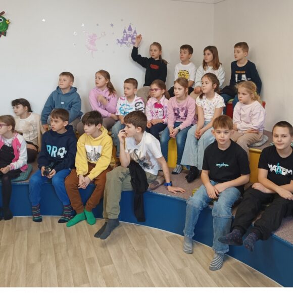 Beseda v knihovně III.A