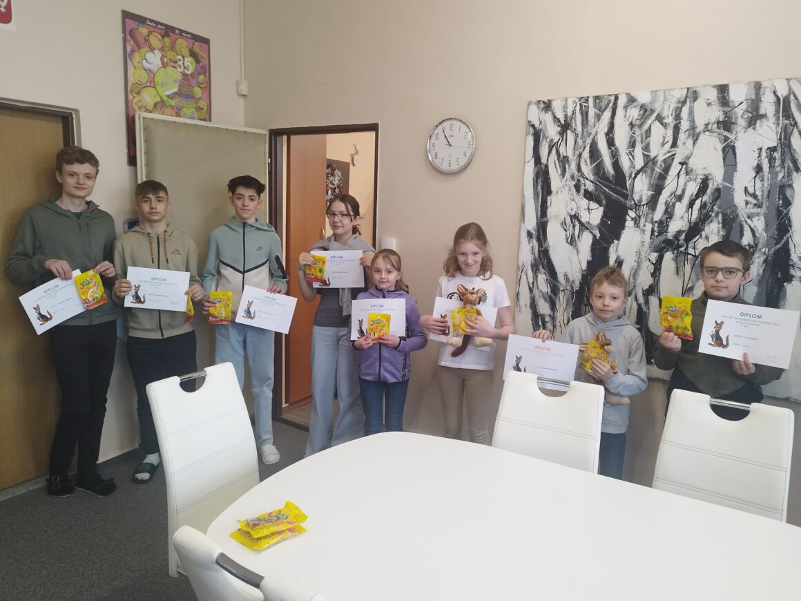 Hodnocení matematické soutěže Klokan