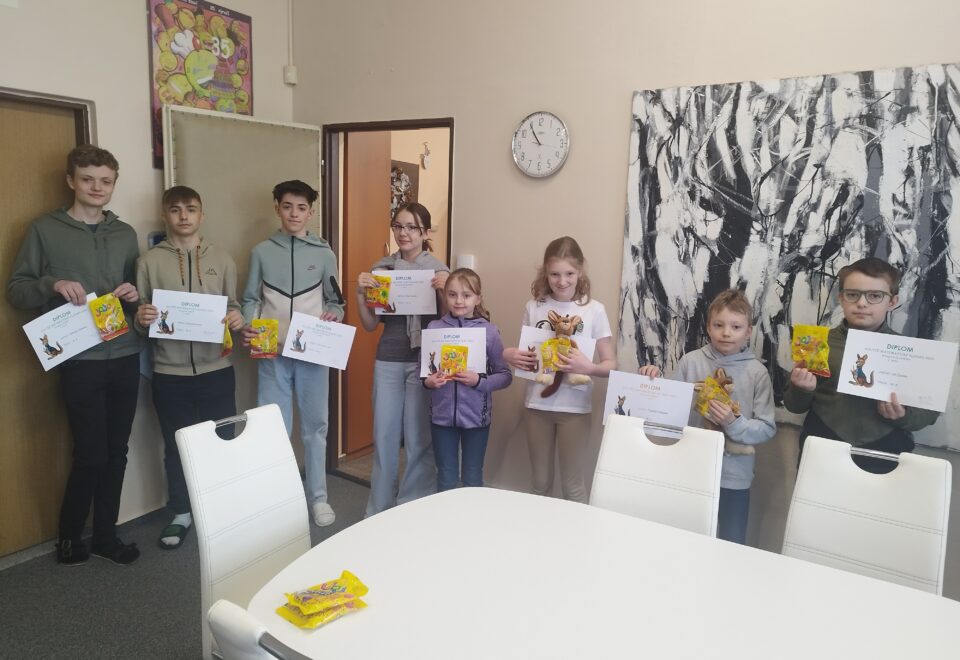 Hodnocení matematické soutěže Klokan