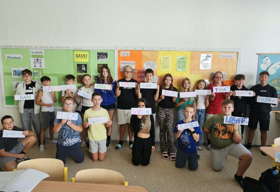 IMG_1811 První dny na 2. stupni: Jak třída 6.B zahájila nový školní rok