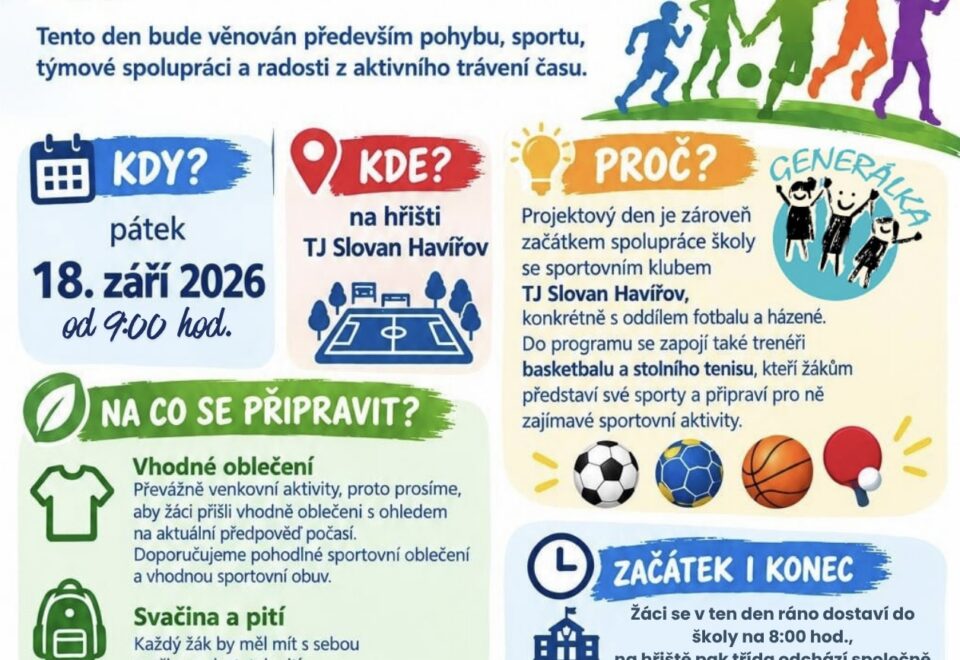 Generálka žije sportem!
